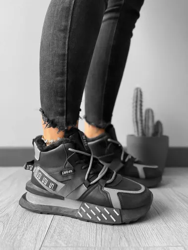 Adidasi dama inalti imblaniti negri B81 T14-1